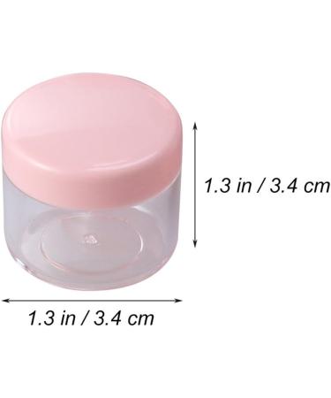 Lurrose 20Pcs Mini Cosmetic Containers - Portable Travel Sample Jars for Creams, Shampoos, Lotions - 20g Pink Empty Pots - Buy Online on GoSupps.com