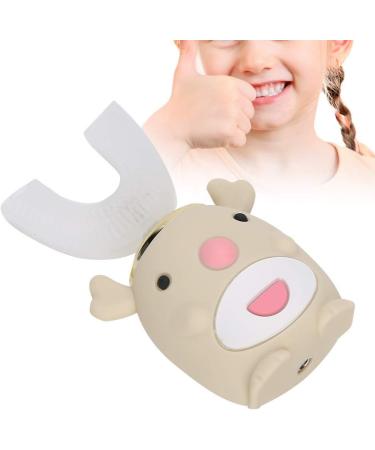 Kids 360 Degree Contact Toothbrush with Cute Cartoon Design - Oral Care Tool for Ages 2-6 (Lot de 1) - Buy Online on GoSupps.com