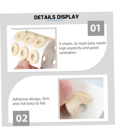 DOITOOL 8 Sheets Latex Corn Stickers Callus Cushions Toe Pads Toe Corn Cushions Callus Cushions Feet Corn Shoes Sticker Corn Cushions Toe Pads Corn Protector Pad Splitter Bulk Latex Sponge - Buy Online on GoSupps.com