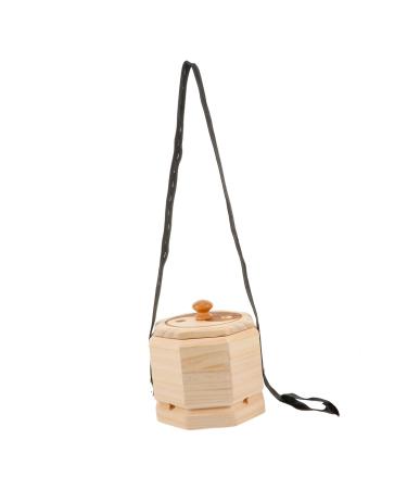 Gatuida 1 piece of cardboard Moxibusion-Box Moxibusion box made of wood and metal universal moxa burner Moxibusion can product household iron sheets beige 12.5x12cm