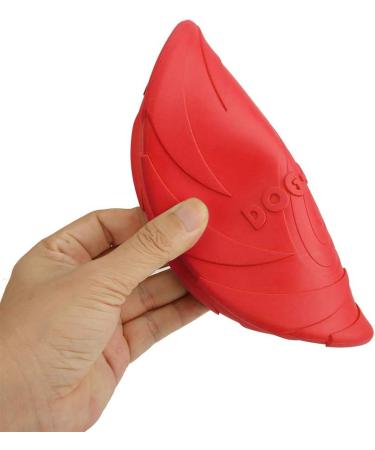 Vivifying Dog Flying Disc 2 Pack 7 Inch Natural Rubber Floating Flying Saucer for Both Land and Water (Green + Red) - Buy Online on GoSupps.com