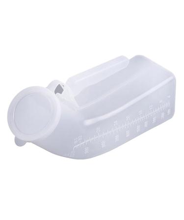 Men's Urinal with Hand held Portable Urine Cup Reusable Urinals for Men 1000ML Plastic Material Portable with Lid - Buy Online on GoSupps.com