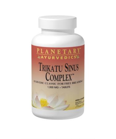 Planetary Herbals Trikatu Sinus Complex by Planetary Ayurvedics 1000mg Ayurvedic Classic for Free Breathing 120 Tablets