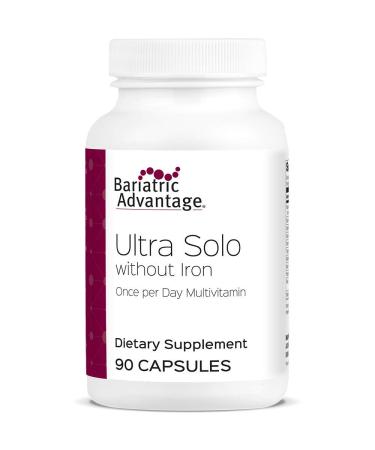 Bariatric Advantage Ultra Solo Without Iron Daily Multivitamin for Gastric Bypass Surgery and Sleeve Gastrectomy Patients Includes Vitamin B12 C D K Thiamin and Copper - 90 Count 90 Count (Pack of 1) - Buy Online on GoSupps.com