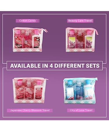 Vital Luxury Bath & Body Care Travel Set - Pea Flower Scent Home Spa Gift Set for Him and Her - Buy Online on GoSupps.com