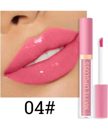 INTEROOKIE Makeup Water Gloss Lip Glaze with Mirror Non Fading Lip Honey Liquid for Natural Longlasting Hydration Water Glosses for Women 04 - Buy Online on GoSupps.com