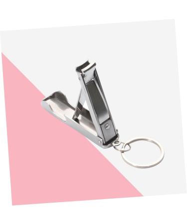 Healeved Stainless Steel Keychain Stainless Steel Bottle Opener Nail Clipper Key Chain Fold - Buy Online on GoSupps.com