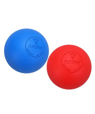 Fomiyes 2st yoga ball massage tab foam roller for the back yoga balls massage ball femininity fascia ball for feet lacrosse balls massage muscle roller deep massage ball ice hockey