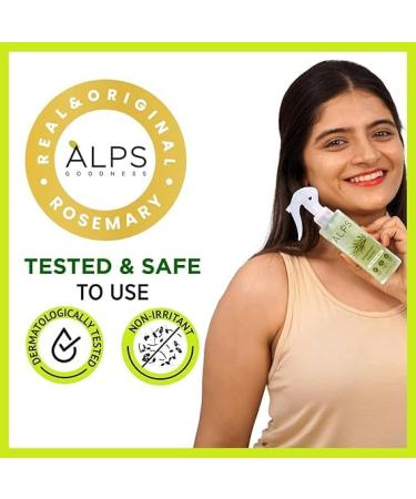 Rosemary Water Spray For Hair Growth (200 ml) | Hair Spray for Regrowth | Rosemary Hair Mist | Adds Shine | Helps Reduce Hairfall | Strengthens Hair | Suitable For All Hair Types - Buy Online on GoSupps.com