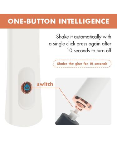 Portable Electric Beauty Eyelash Shaker - Waterproof Liquid Mixer for Extension Glue & Nail Polish - Buy Online on GoSupps.com