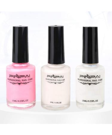 3 set of Nail Polish Glue Peel Off Liquid Nail Art Tape Latex Tape Finger Skin Protected Liquid Nail Care Tool Pink 10ml 3 set of (Pink 10ml) - Buy Online on GoSupps.com