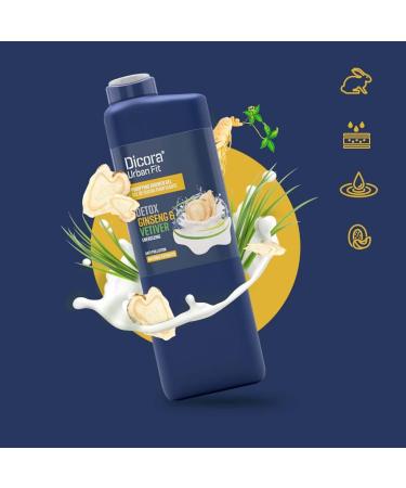  Dicora UrbanFit Dicora Energy Gingseng & Vetiver Bath Gel 400 ml - Buy Online on GoSupps.com