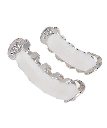 Buy Gold Teeth Grills - Hip Hop Prop Accessories for Rapper Costumes & Cosplay | Silver Suit - Buy Online on GoSupps.com
