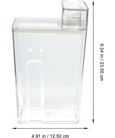 Cabilock 3pcs laundry storage box Travel Holder laundry storage canister laundry bottle dispenser lotion bottle glass containers Sub Bottle Organizer the pet food 23.5X12.5CMx3pcs Transparentx3pcs - Buy Online on GoSupps.com