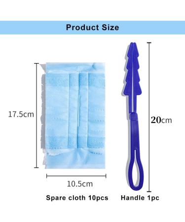 Kecung Duster Kit 1 Duster + 10 Refills for Home Maintenance Dust Duster Easy to Use - Buy Online on GoSupps.com