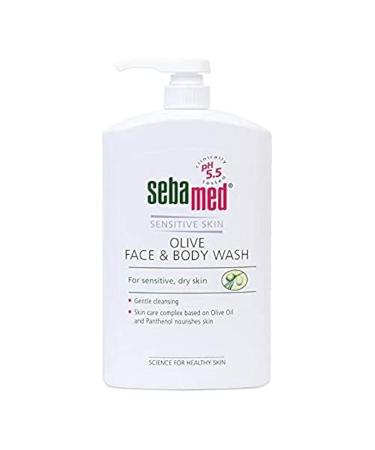 Sebamed Olive Face and Body Wash Pump Pot 1L