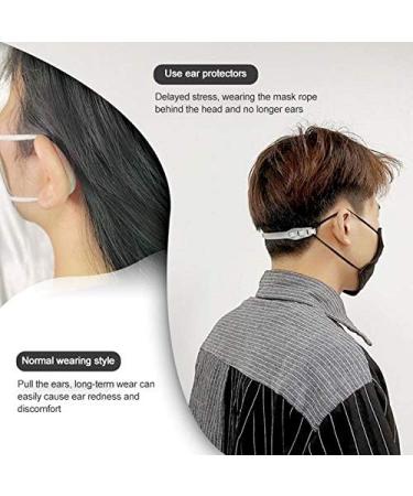 6PCS Adjustable Anti-Slip Ear Handles - Ear Pain Prevention Lanyard Buckle Holder Accessory | Random Colors International Shipping - Buy Online on GoSupps.com
