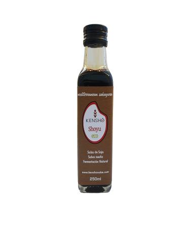 Kensho Kensho Soy Sauce | Eco-Friendly Shoyu | Naturally Fermented | 100% Soybeans | Japanese Recipes (250 ml)
