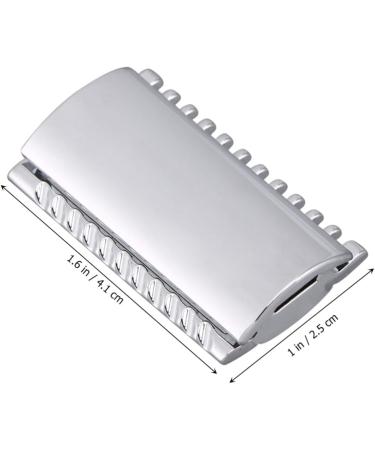 Hapinary Long-Lasting Metal Safety Razor Head | Replacement for Electric Shavers | Robust Men's Grooming Tool with Wooden Bracket - Buy Online on GoSupps.com
