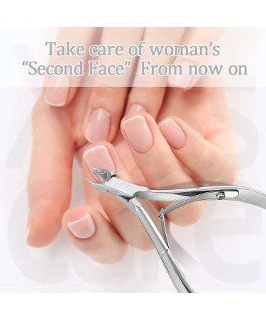 Cuticle Trimmer with Cuticle Pusher Cuticle Remover Cutter Nipper Scissor and Triangle Cuticle Nail Pusher Peeler Scraper Durable Dead Skin Clipper Manicure Pedicure Tools - Buy Online on GoSupps.com