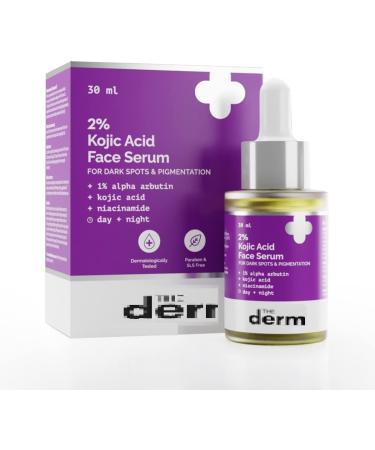 LOGY Co 2% Kojic Acid Face Serum With 1% Alpha Arbutin & Niacinamide For Dark Spots & Pigmentation 30mlQ