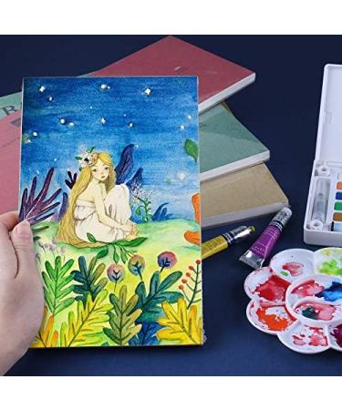 Watercolor Paper Block  BAOHONG Artists' Watercolor Block  100% Cotton  Acid-Free  140LB/300GSM  Cold Press Textured  20 Sheets per Block (Textured Cold Press 4.9"X7") - Buy Online on GoSupps.com