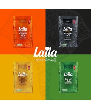 LAILA LAILA - Golden Sella Basmati Reis lot de 10 (1 x 10 kg) - Buy Online on GoSupps.com