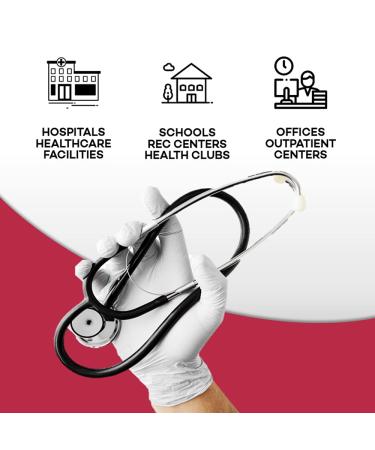 Dealmed General Exam Stethoscope | Lightweight Chestpiece | 32 Tubing & Eartips | Black - Buy Online on GoSupps.com