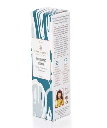 Mermaid Elixir - 2oz Organic Anti-Aging Face Cream with Collagen Hyaluronic Acid & Peptides | Handmade Holistic Skincare - Buy Online on GoSupps.com