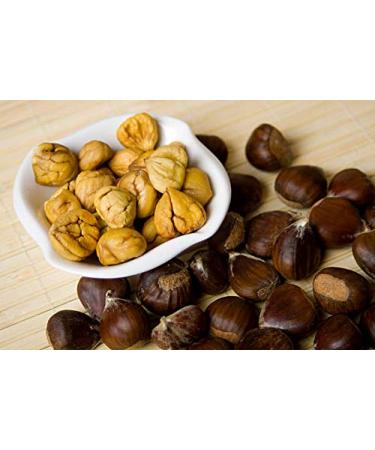 Organic Roasted Chestnuts - Shelled Ready to Eat Snack | Gluten Free 100% Vegan | No Preservatives | Great for Snacking Baking Cooking & Turkey Stuffing | 3.5oz Bags (Pack of 3) - Buy Online on GoSupps.com