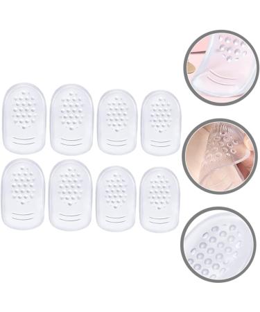 Buy Healvian 8 Pairs Self-Adhesive Silicone Heel Protectors - Invisible Gel Heel Pads for Women - Comfort & Pain Relief Insoles - Buy Online on GoSupps.com