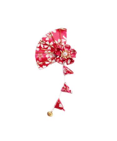 Cherry Blossoms Tassel Hairpin Japanese Style Headdress Kimono Hair Clip for Girls Woman Kimono Accessories perfect for Kimono performance Hanfu performance Cosplay