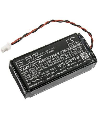 Compatible with Battery Verathon 0400-0100 CZ192LIP KMBNK513475 LIP010-3RD 0400-0100 0800-0404 CZ192LIP GlideScope Monitor 1200mAh