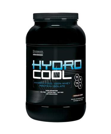 Ultimate Nutrition HydroCool Hydrolyzed Whey Protein Isolate Powder with No Bloating - Fat and Gluten Free Rapid Absorption 33 Grams of Protein Vanilla 3 Pounds