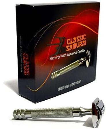 CS-201 Heavy Duty Long Handled Safety Razor | 5 Astra Double Edge Blades | premium International Shipping - Buy Online on GoSupps.com