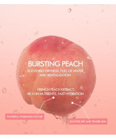 Peach Body Lotion - Hydrating Moisturizer for Dry Skin | Brightening Lightweight Formula | Improve Skin Tone - Buy Online on GoSupps.com