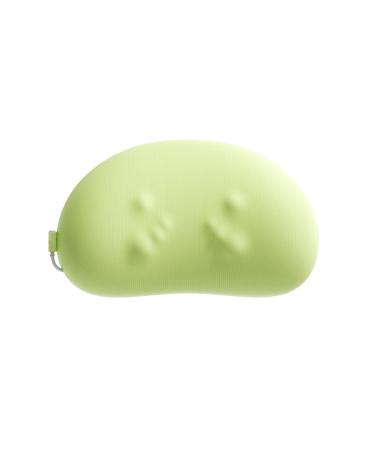 Waist Massager Home Hot Compress Lumbar Pillow Back Pain Neck Multifunctional Kneading Lumbar Massager Green