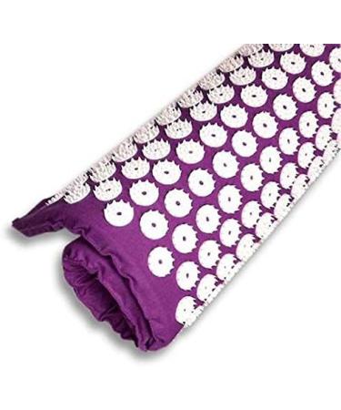 Acupressmate Massage Mat - 75x44 cm Acupuncture Nail Mat for Relaxation & Pain Relief | Purple - Buy Online on GoSupps.com