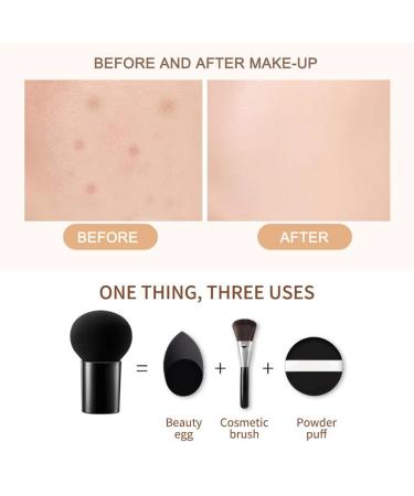 Tangerine Kakaxi Mushroom Head Air Cushion CC Cream - Natural Makeup Magic Concealer - Buy Online on GoSupps.com