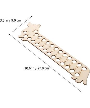 Exceart Crochet Crossstick Wire-Rap Board & Plate - Wood Coil Holder for Yarn Storage | Perfect for Crochet Animals - Buy Online on GoSupps.com