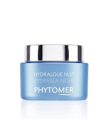 Phytomer Hydrasea Moisturizing Night Cream | Nourishing Face Moisturizer & Overnight Cream | Plumps and Intensely Hydrates Dry Skin | Anti Aging Night Cream | 50ml