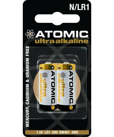Atomic N - LR1 Battery 1.5V Ultra Alkaline E90 RM401 AM5 (2 Batteries) LR1 - N 2 Count (Pack of 1)