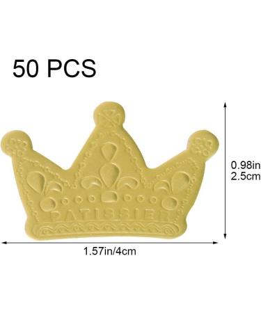 50 Pcs Gold Princess Crown Cake Topper Favors Party Cupcake Picks Wedding Birthday Party Decorations Accessories - Buy Online on GoSupps.com