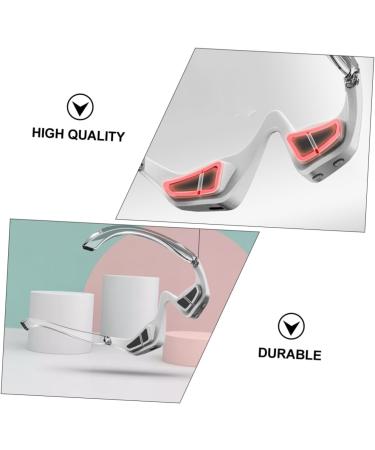 Solustic Eye Massage Device | Stress Reduction & Eye Care Tool | White Plastic Massager - Buy Online on GoSupps.com