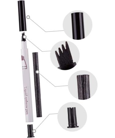 FOMIYES 2pcs Sweat-proof Durable Eyebrow Waterproof Liquid Dark Natural Pronged # Four Grey Pencil 1 count (Pack of 1) As Shownx2pcs - Buy Online on GoSupps.com