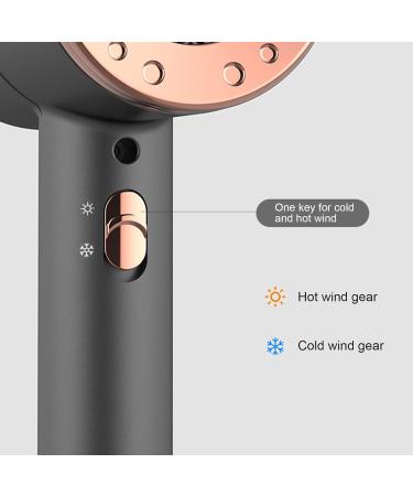 Professional Ionic Hair Dryer with U Shaped Heating Wire Powerful 1800W Fast Drying (US Plug 100 240V 110V) - Buy Online on GoSupps.com