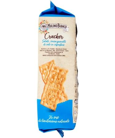  Italian Gourmet E.R. Mulino Bianco Crackers Unsalted with Durable Flour 500g + Italian Gourmet Polpa 400g Set of 3 - Buy Online on GoSupps.com