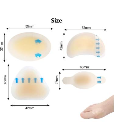 Gel Heel Protector Foot Patches - Reusable Adhesive Cushions for Foot Pain Relief | Ball of Foot Cushion for Heels - International Shipping - Buy Online on GoSupps.com