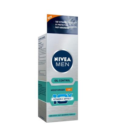 Nivea Men Oil Control Moisturiser 10X Whitening 40ml - Mattifying Formula - Buy Online on GoSupps.com