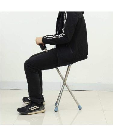 Sport Seat Walking Stick and Seat Combination - Walking Cane with Folding Seat Canes with Seats for Heavy Weight Thick Aluminum Alloy Cane Stool Seat Chairs Heavy Duty G Surprise Gift - Buy Online on GoSupps.com